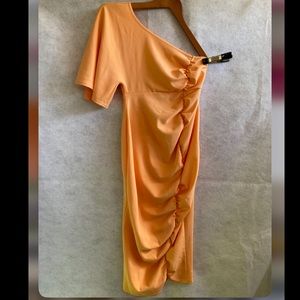 ASOS soft orange maternity dress size 4